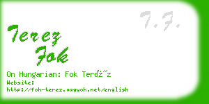 terez fok business card